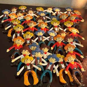 Bendable cowboy toys